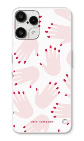 Hands pink