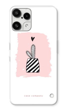 Black and white cactus