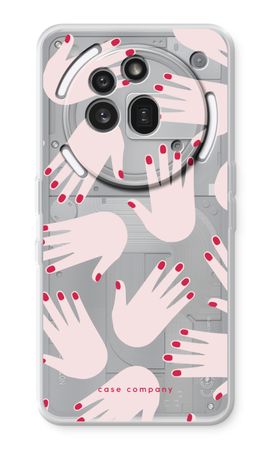 Hands pink