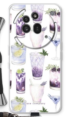 Violet cocktails