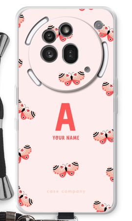 Rosy Butterflies Monogram
