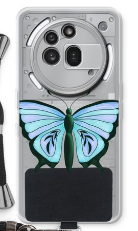 Blauer Schmetterling