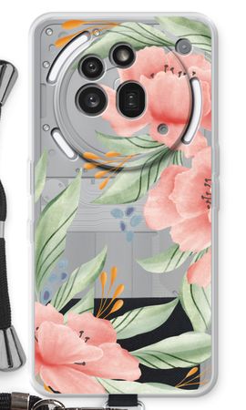 Zartrosa Blumen