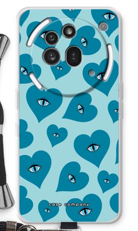 Blue heart eyes