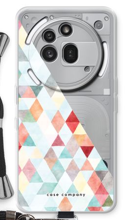 Coloured triangles pastel