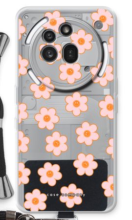Pink Smiley Flower
