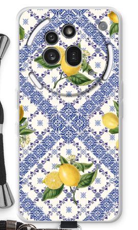Piastrelle blu e limoni