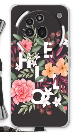 Hello in flowers