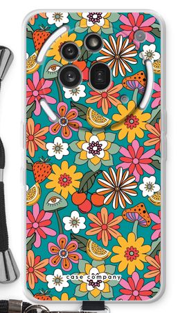 Retro Flowers N°2 - Blue