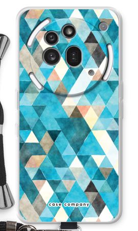 Coloured triangles blue