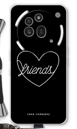 Friends heart black