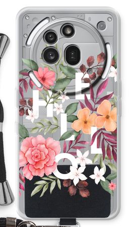 Hello in flowers