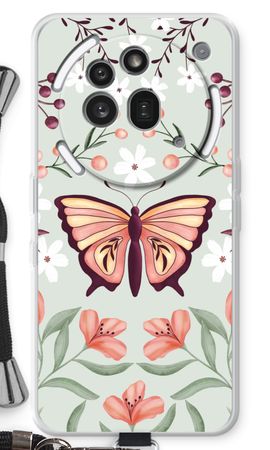 Schmetterling in einer blumigen Welt