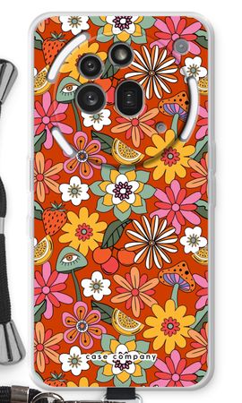 Retro Flowers - Red