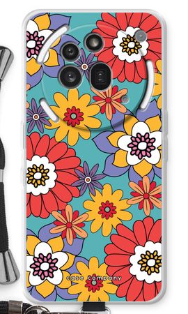 Retro Flowers - Blue