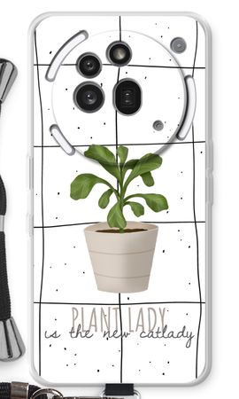 Houseplant on windowpane