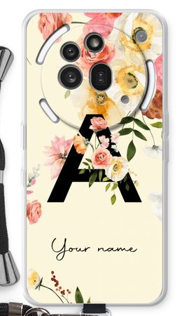 Flirty Flowers Monogram