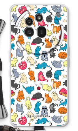 Colourful cats