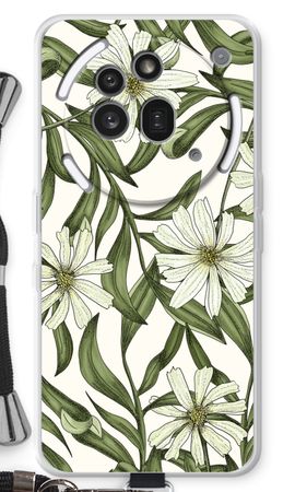 White flower pattern