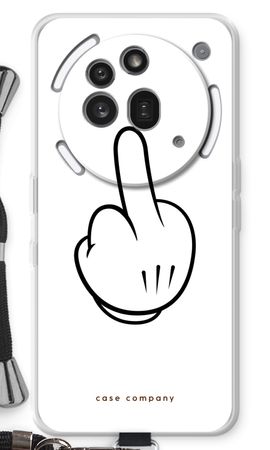 Middle finger white
