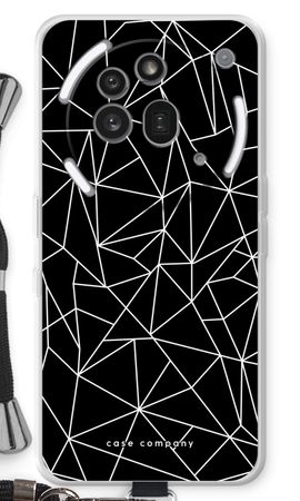 Geometric lines white