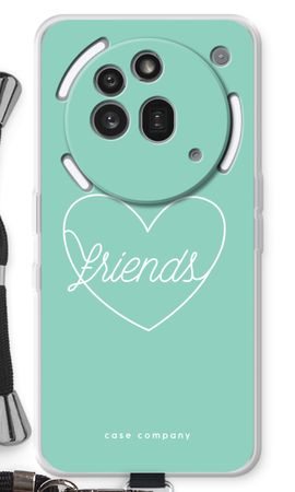 Friends heart pastel