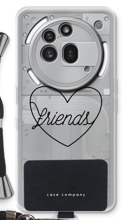Friends heart black
