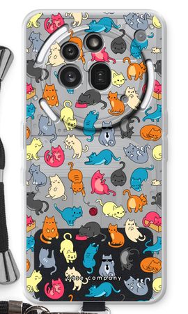 Colourful cats
