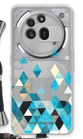 Coloured triangles blue