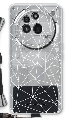 Geometric lines white