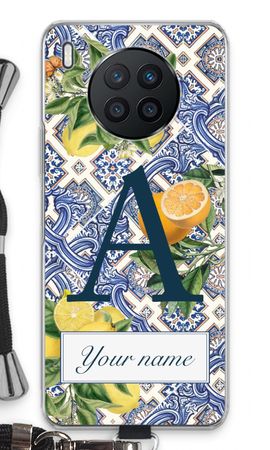 Monogram Tuiles bleues