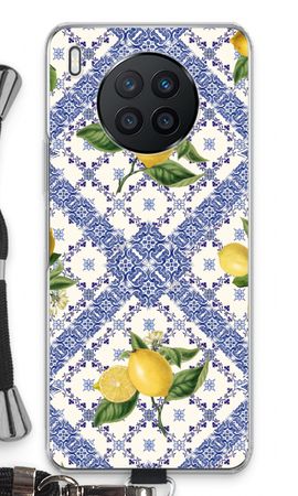 Tuiles bleues et citrons