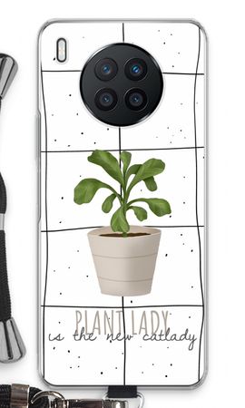 Houseplant on windowpane