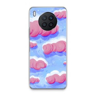 Pink Clouds With Birds