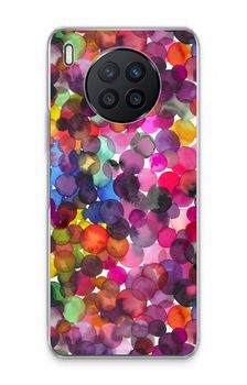 Points d'aquarelle superposés