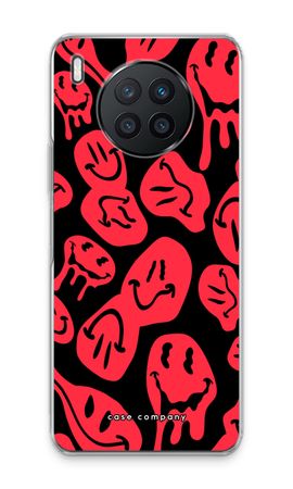 Schmelzender Smiley - Rot