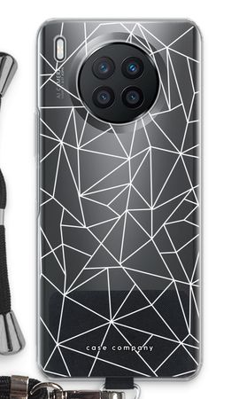 Geometric lines white