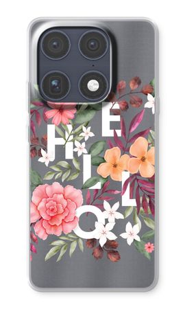 Hello in flowers