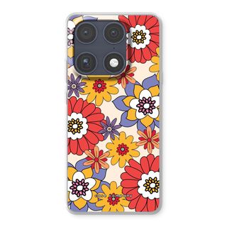 Retro Blumen - Gelb