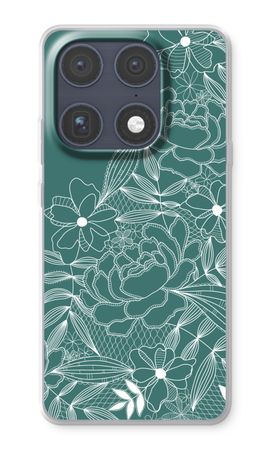 Flowers in lace