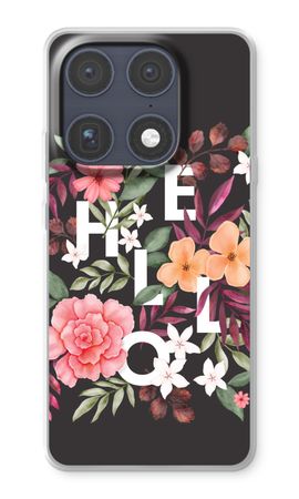 Hello in flowers