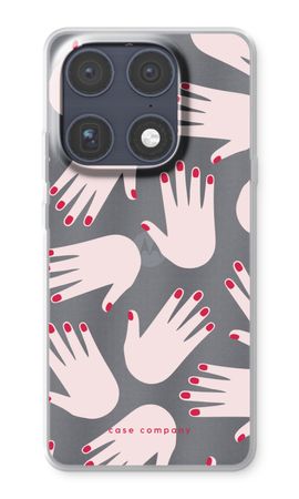 Hands pink