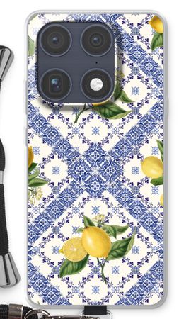 Blue tiles and lemons