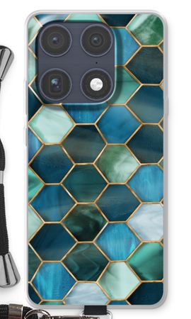 Hexagones en vitrail