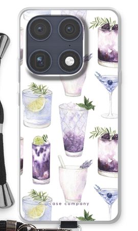 Violet cocktails
