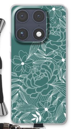 Flowers in lace