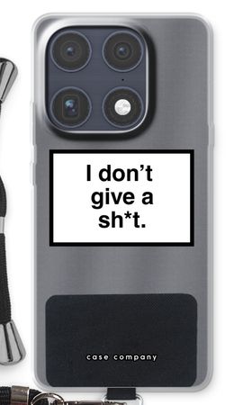 Don't give a shit