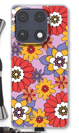 Retro Blumen - Lila