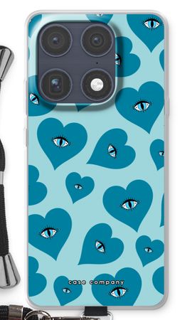 Blue heart eyes