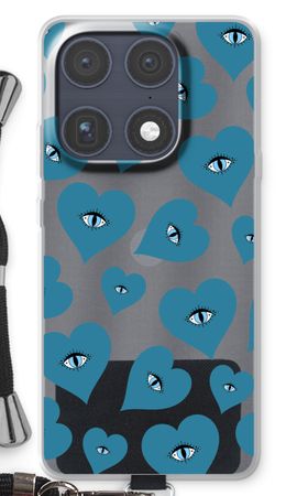 Blue heart eyes